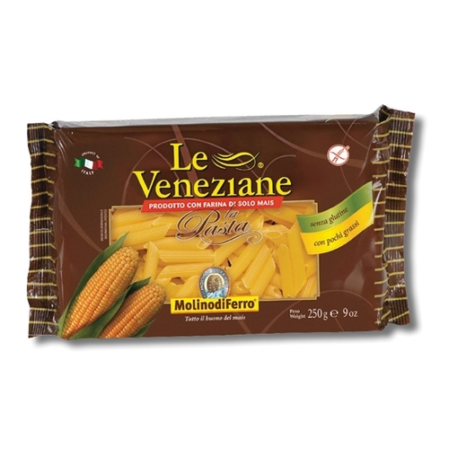 פסטה פנה ללא גלוטן מקמח תירס 250 גרם - LE VENEZIANE