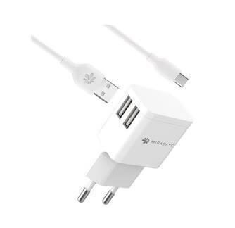 מטען קיר דגם MIRACASE TYPE-C MWC244