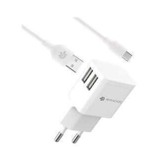 מטען קיר דגם MIRACASE TYPE-C MWC244