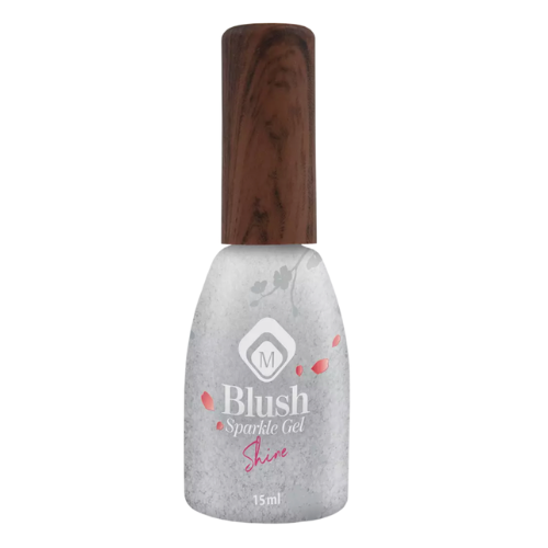 ג'ל בסיס צבעוני  Blush Sparkle Shine