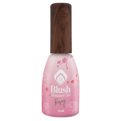 ג'ל בסיס צבעוני Blush Shimmer Rosey