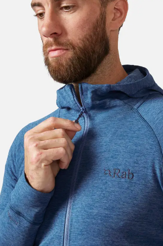 מעיל פליז לגברים Nexus Hoody כחול כהה- Rab