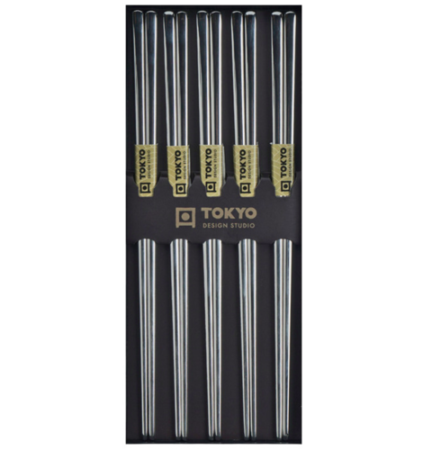סט 5 צ׳ופסטיקס ממתכת