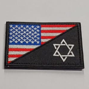 פאץ' דגל ישראל + ארצות הברית 
