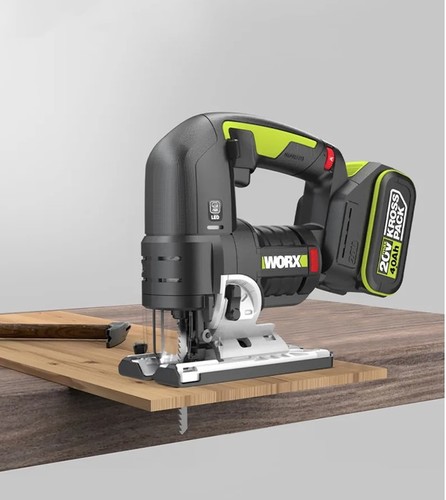 בנדל פטישון WU380S WORX + מברגת אימפקט WU290.1+ גקסו נטען +2 סוללות 4 אמפר + מטען  וולט בארגז WU380.3