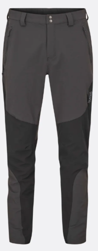 מכנס טיולים לגברים Torque Mountain Pants שחור/אפור -  Rab