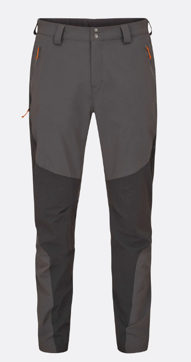 מכנסי טיולים לגברים Torque Mountain Pants אפור - Rab