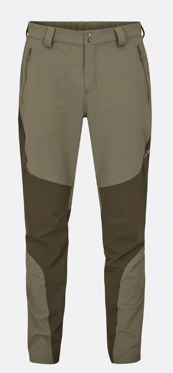 מכנסי טיולים לגברים Torque Mountain Pants חאקי - Rab