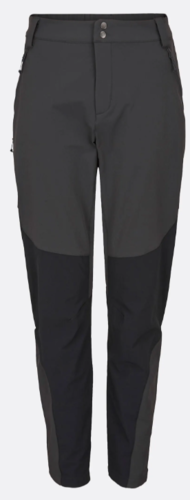 מכנסי טיולים לנשים Torque Mountain Pants שחור/אפור -  Rab