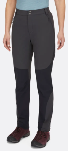 מכנסי טיולים לנשים Torque Mountain Pants שחור/אפור -  Rab