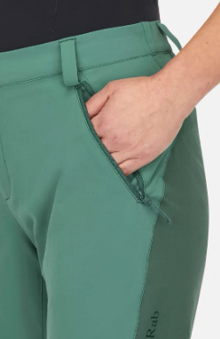 מכנסי טיולים לנשים Torque Mountain Pants שחור/אפור -  Rab