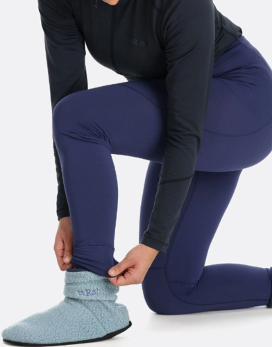 מכנס תרמי דק לנשים Conduit Tights אפור כהה -  Rab