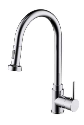 ברז מטבח נשלף ARCO כרום ניקל AQUILA PREMIUM