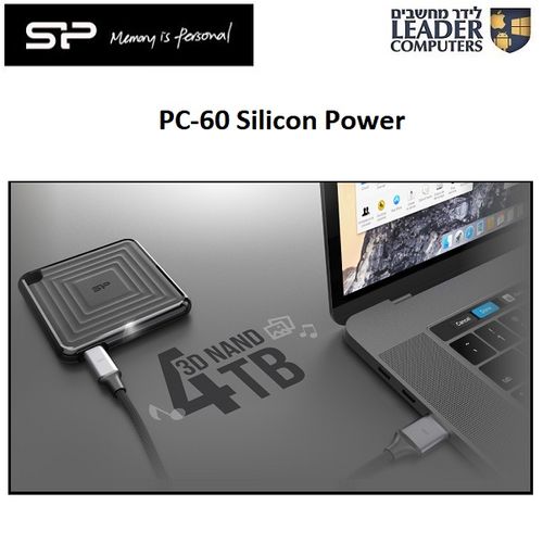 כונן חיצוני Silicon Power PC-60 SSD 240GB Type-C
