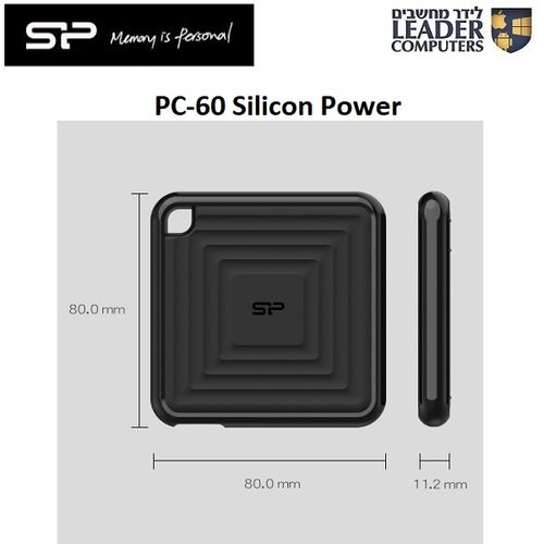 כונן חיצוני Silicon Power PC-60 SSD 240GB Type-C