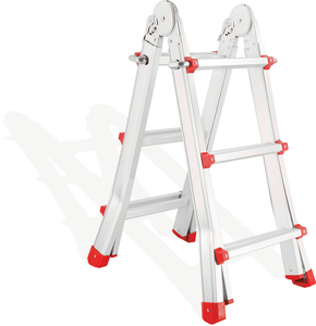 סולמות טלסקופיים מקצועים אלומיניום- 24 שלבים