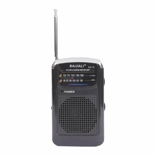רדיו טרנזיסטור AM/FM אנלוגי BAIJIALI KK19