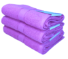 3 מגבות גוף סגול ROYAL 