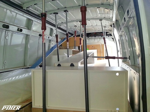 מוט הרמה אורך 155-300 ס''מ משקל מקסימלי 300 ק