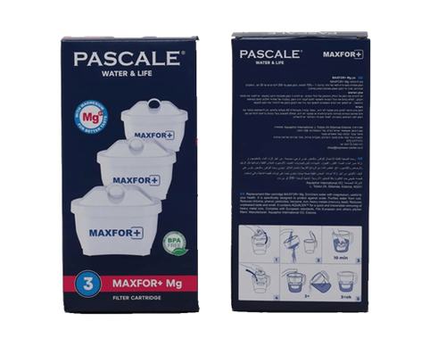 3 יחידות סננים להחלפה - Pascale Water & Life Maxfor