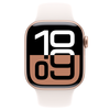 שעון חכם   Apple Watch Series 10 Cellular 42mm Rose Gold Case Starlight-Rubber-Band 