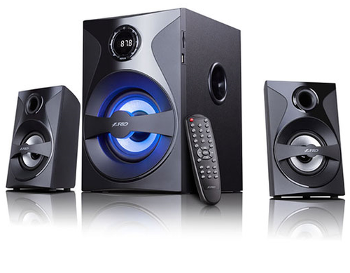 רמקולים בלוט'וט מולטימדיה כולל שלט Fenda F380X 2.1 Bluetooth Speaker 54Watt USB Black