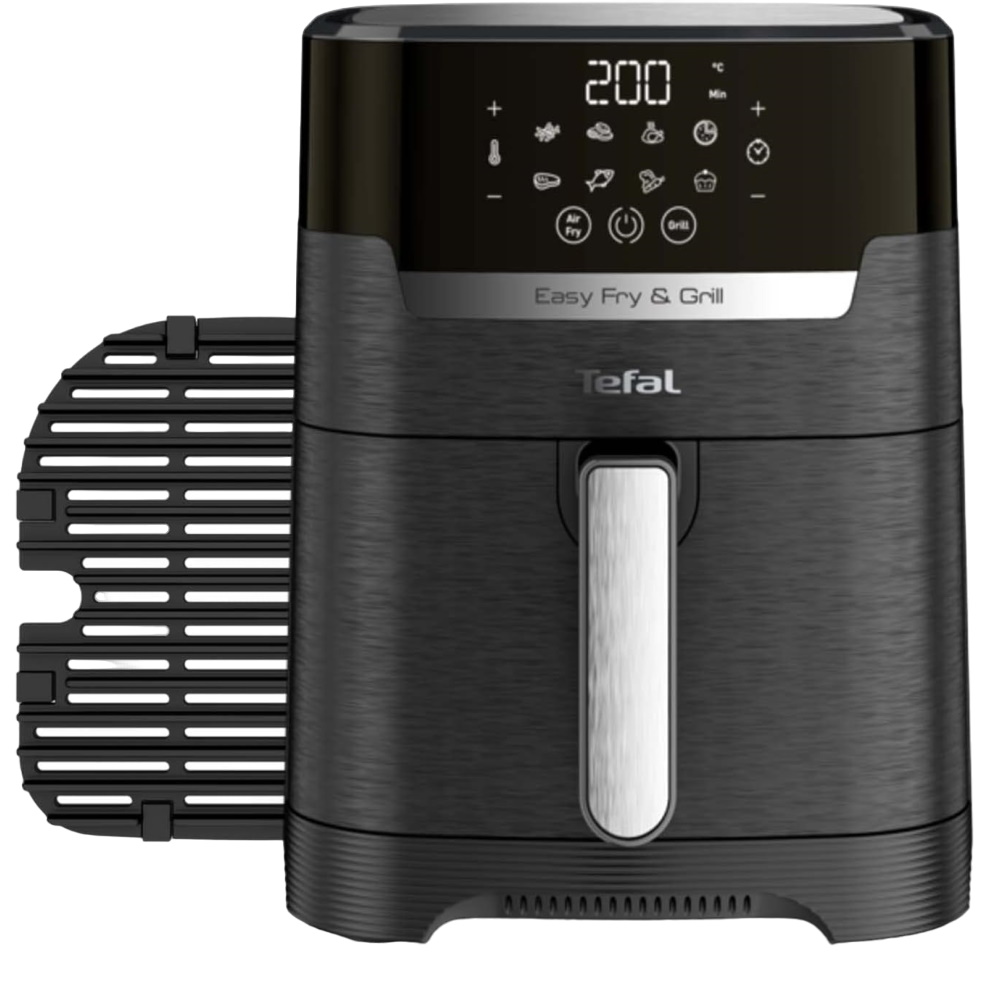 מכשיר AIRFRY משולב גריל חשמלי מבית TEFAL טפאל דגם EY505827 | יבואן רשמי