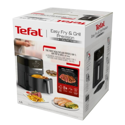 מכשיר AIRFRY משולב גריל חשמלי מבית TEFAL טפאל דגם EY505827 | יבואן רשמי