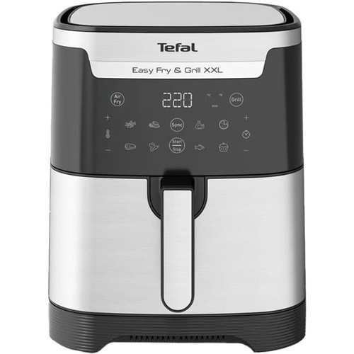 סיר טיגון דיגיטלי ללא שמן 6.5 ליטר Tefal דגם Easy Fry & Grill XXL EY801D27 | יבואן רשמי