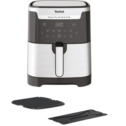סיר טיגון דיגיטלי ללא שמן 6.5 ליטר Tefal דגם Easy Fry & Grill XXL EY801D27 | יבואן רשמי