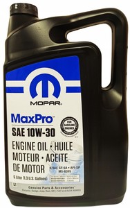 שמן מנוע 10W30 Mopar 5L