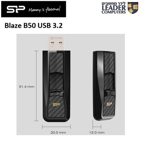 דיסק און קי SP Blaze B50 USB 3.2 64GB