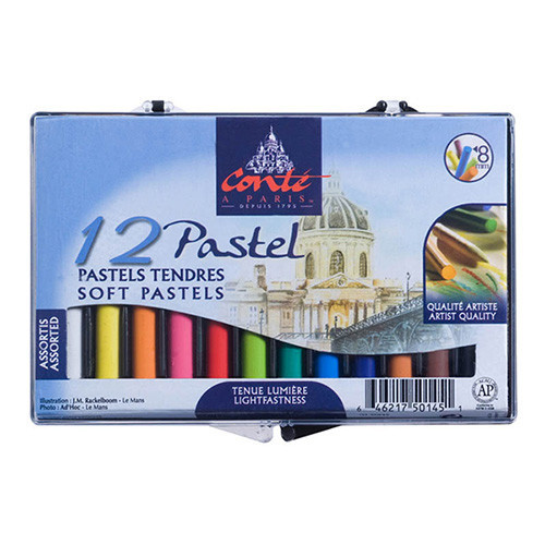 סט 12 גירי פסטל רכים במיוחד CONTE A PARIS PASTELS TENDRES