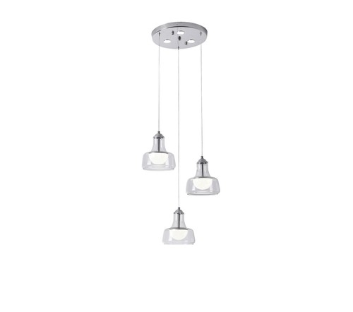 3 תלוי קריסטל LED 39W