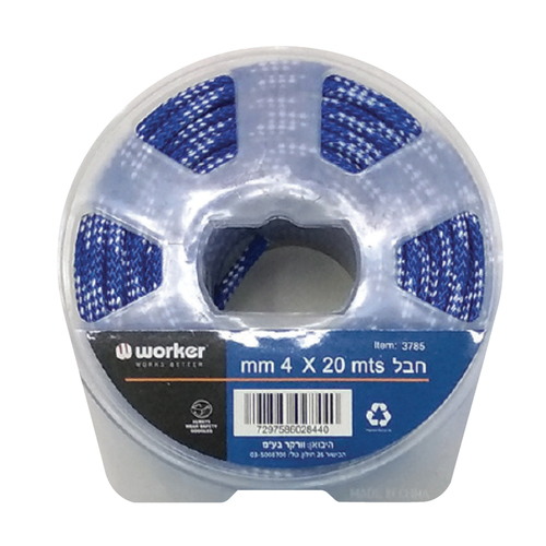 חבל 4mm X 20 mts | 3785