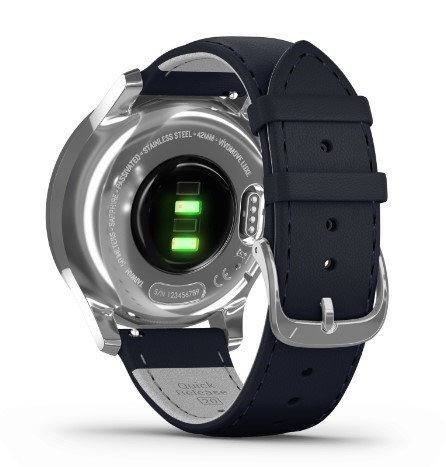 שעון ספורט חכם Garmin Vivomove Luxe Silver Stainless Steel