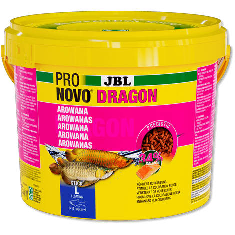 JBL מזון דגים פרו נובו דרגון (ארואנה) סטיק 550 ליטר PRONOVO DRAGON STICK L