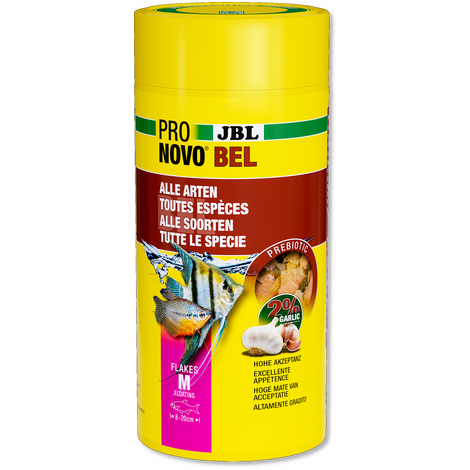 JBL מזון דגים פרו נובו בל דפים 1000 מ"ל JBL PRONOVO BEL FLAKES M
