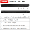 מחשב נייד Lenovo Thinkpad L16 Gen1 16"-U5-16GB-1TB-W11p