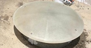 כיפת אור ואוורור מפיברגלס - גוון אטום עמום ( העברת אור חלקית )