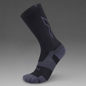 גרבי ריצה גבוהות Vectr Light Cushion Crew Socks BLK/TTM