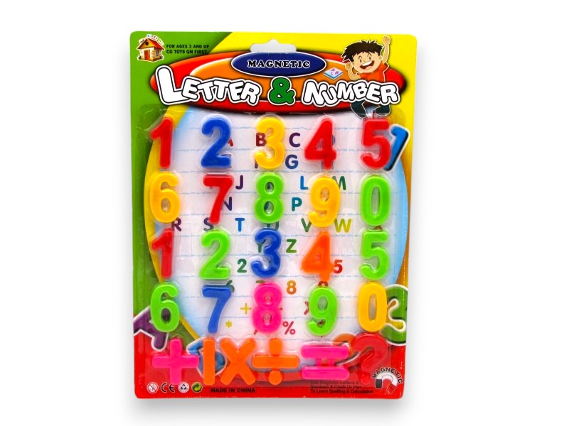 מגנט מספרים בלוח 