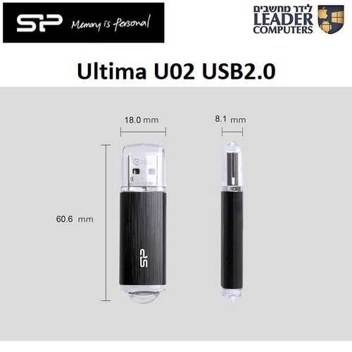 דיסק און קי  SP Ultima U02 USB 2.0 32GB