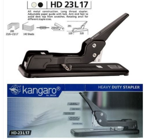  שדכן סיכות ענק Kangaro HD-23L17 להידוק עד 170 דפים