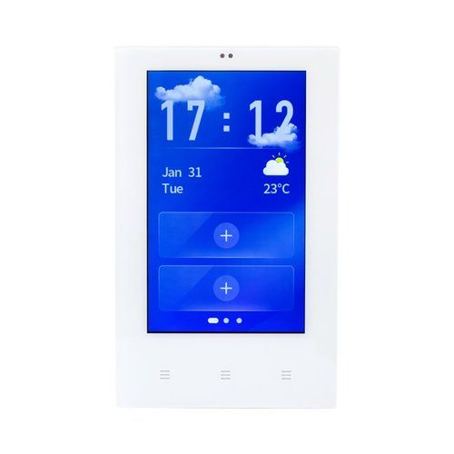 רכזת אלחוטית לבנה מסך "4 ZIGBEE Nisko 
