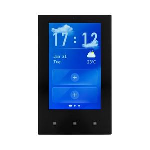 רכזת אלחוטית שחורה מסך "4 ZIGBEE Nisko
