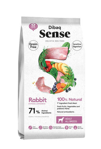 סנס נטול דגנים ארנבת 10 קג Sense