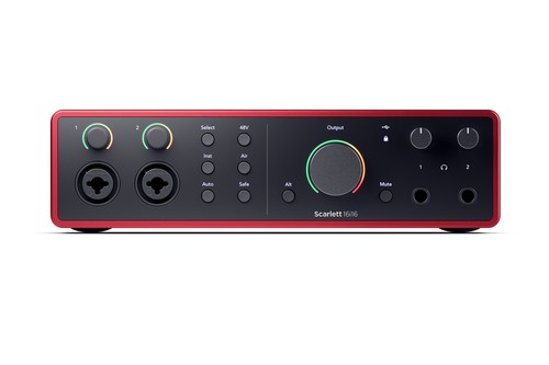 Focusrite scarlett 16i16 4th gen front 
