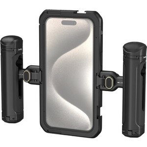SmallRig Mobile Video Cage 4382B with Dual Handles for iPhone 15 Pro Max
