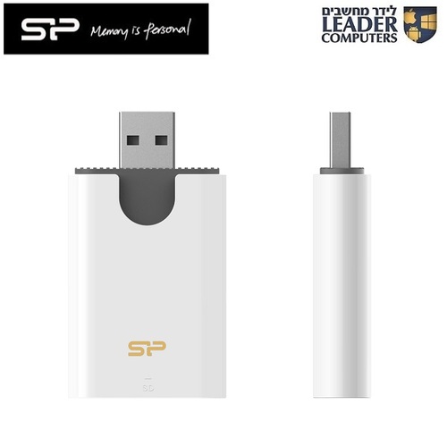 קורא כרטיסים משולב Silicon Power USB 3.2
